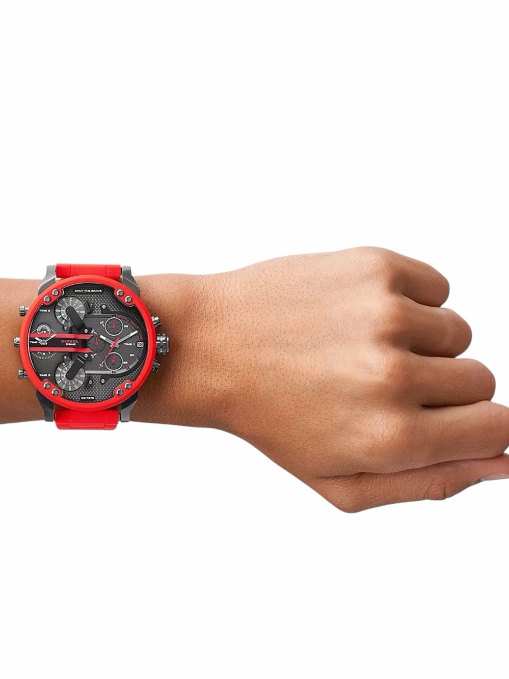 Diesel Mr. Daddy DZ7370 Red/ Black Watch